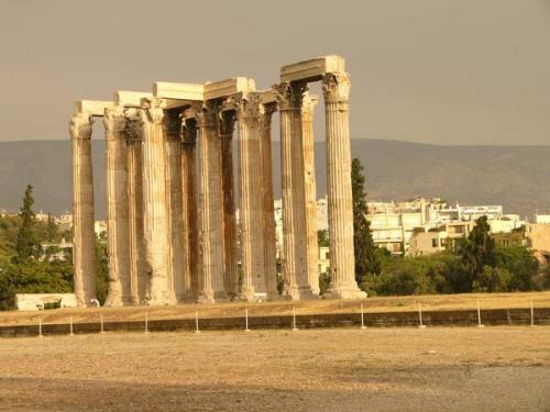 Athen - Reste des Zeus Tempel