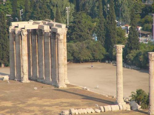 Athen - Reste des Zeus Tempel