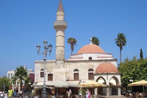 Minarett am Marktplatz von Kos