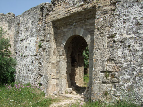 Eingang zur Burg von Ali Pascha in Anthoussa (neben Parga)