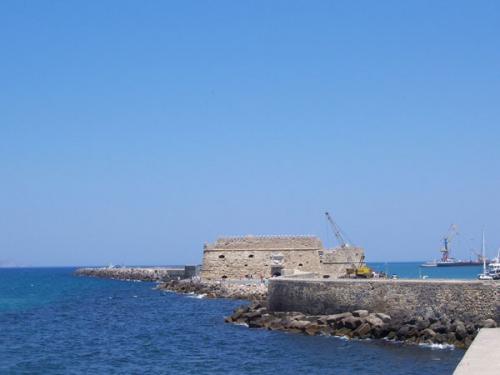 Der Hafen von Heraklion.