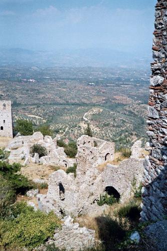 Mistras, Blick Richtung Sparta